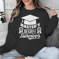 Master's Degree Survivor College Graduation Unisex Sweatshirt