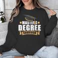 Masters Degree Survivor Graduation For MBA Graduate Unisex Sweatshirt