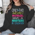 Masters In Education Degree Graduation Women MeD Unisex Sweatshirt
