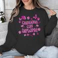 Masters Graduation Educated Latina Chingona Con Diploma Unisex Sweatshirt