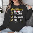 Masters Graduation Goal Digger Mastered It Unisex Sweatshirt