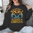 Master's Level Complete Vintage Video Gamer Graduation Unisex Sweatshirt