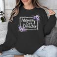 Memory Care Director Purple Floral Pansies Unisex Sweatshirt Memory Care Director Purple Floral Pansies Unisex Sweatshirt