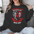 In Memory Great Aunt Heart Disease Awareness Month Memorial Unisex Sweatshirt