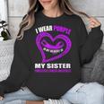 In My Memory Of My Sister PANCREATIC CANCER AWARENESS Unisex Sweatshirt