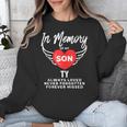 In Memory Of Son Ty Customized Personalized Memorial Unisex Sweatshirt In Memory Of Son Ty Customized Personalized Memorial Unisex Sweatshirt
