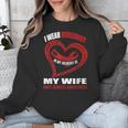 In My Memory Of My Wife AMYLOIDOSIS AWARENESS Unisex Sweatshirt