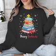 Merry Bookmas Book Christmas Tree Lights Xmas Men Women Kids Unisex Sweatshirt Merry Bookmas Book Christmas Tree Lights Xmas Men Women Kids Unisex Sweatshirt