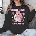 Middle School Level Complete Gaming Graduation Anime Girl Unisex Sweatshirt