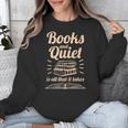 Mindfulness Reading Book Nerd Book Lover Bookworm Introverts Unisex Sweatshirt