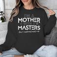 Mom Masters Graduation Wife Mother MSW Social Work Unisex Sweatshirt