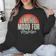 In The Mood For Nostalgia Vintage 80s 90s Retro Unisex Sweatshirt