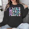 I Like Music More Than People Introvert Musician Retro Unisex Sweatshirt I Like Music More Than People Introvert Musician Retro Unisex Sweatshirt