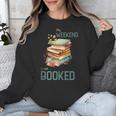 'My Weekend Is All Booked' Reading Book Introvert Librarian Unisex Sweatshirt
