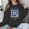 Nonbinary Emo Introvert Pride Trendy Mystic Teen Goth Style Unisex Sweatshirt Nonbinary Emo Introvert Pride Trendy Mystic Teen Goth Style Unisex Sweatshirt