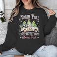 North Pole Tree Farm Merry Christmas Holiday Scene Nostalgia Unisex Sweatshirt North Pole Tree Farm Merry Christmas Holiday Scene Nostalgia Unisex Sweatshirt