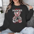 Not A Hugger Teddy Bear Antisocial Introvert Unisex Sweatshirt Not A Hugger Teddy Bear Antisocial Introvert Unisex Sweatshirt