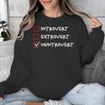 Not Introvert Huntrovert Hunting Hunt-Trovert Hunter Unisex Sweatshirt Not Introvert Huntrovert Hunting Hunt-Trovert Hunter Unisex Sweatshirt