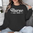 Nurse Est 2002 Graduation Unisex Sweatshirt