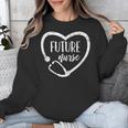 Nurse Nursing Student Graduation Stethoscope Vintage Unisex Sweatshirt