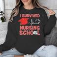 Nurse Survived Nursing School Graduation Unisex Sweatshirt