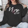 Nursing School Survivor Apparel Graduation Nurse RN EST 2019 Unisex Sweatshirt