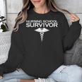 Nursing School Survivor TShirt Student Nurse Graduation Unisex Sweatshirt