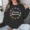 Nursing Supervisor Nurse Saying Graduation Proud Nurse Love Unisex Sweatshirt