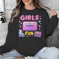 Old School Memory Girls Just Wanna Have Fun Artwork Unisex Sweatshirt Old School Memory Girls Just Wanna Have Fun Artwork Unisex Sweatshirt