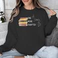 One More Chapter Sign Language Deaf Reading Book Lover Unisex Sweatshirt