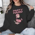 Party Hard Comfortable Stay At Home Introvert Unisex Sweatshirt Party Hard Comfortable Stay At Home Introvert Unisex Sweatshirt