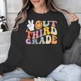 Peace Out Third 3rd Grade Graduation Graduate Class Of 2025 Unisex Sweatshirt