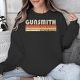 Personal Christmas Retro Vintage Graduation Gunsmith Job Title Profession Birthday Worker Idea Unisex Sweatshirt