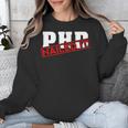 PHD Nailed It Graduation Doctorate Graduate Unisex Sweatshirt