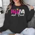 PhDiva Graduation Doctorate Student Graduate Unisex Sweatshirt