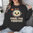 Pixel Art Pet Y2K Retro Vintage Digital Nostalgia Y2K Tech Unisex Sweatshirt
