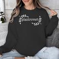 Plantrovert Introvert Gardener Plant Lady Unisex Sweatshirt
