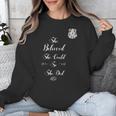 Police Academy Graduation She Believed She Could So She Did Unisex Sweatshirt