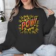 POW Comic Book Retro Artwork – Cartoon Collector Unisex Sweatshirt