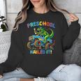 Preschool Graduation Monster Truck Dinosaur Boys Dino Tee Unisex Sweatshirt