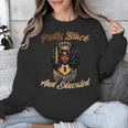 Pretty Educated African American Graduation Class 2024 Unisex Sweatshirt