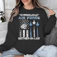Proud Air Force Mother-In-Law US Air Force Graduation Unisex Sweatshirt