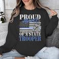Proud Aunt Of a State Trooper Police Officer Graduation Unisex Sweatshirt