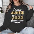 Proud Auntie Of 2022 Graduate Class 2022 Graduation Leopard Unisex Sweatshirt