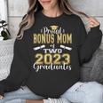 Proud Bonus Mom Of Two 2023 Graduate Class 2023 Graduation Unisex Sweatshirt