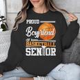 Proud Boyfriend Of A 2025 Senior Graduation Basketball Unisex Sweatshirt