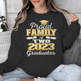 Proud Family Of Two 2023 Graduate Class 2023 Graduation Unisex Sweatshirt