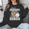 Proud Grandpa Of A 2026 Senior Baseball Graduation Leopard Unisex Sweatshirt