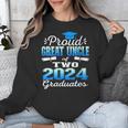 Proud Great Uncle Of Two 2024 Graduate Class 2024 Graduation Unisex Sweatshirt