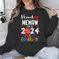 Proud MEMAW Of 2024 Pre-K Graduation Graduate Senior 2024 Unisex Sweatshirt